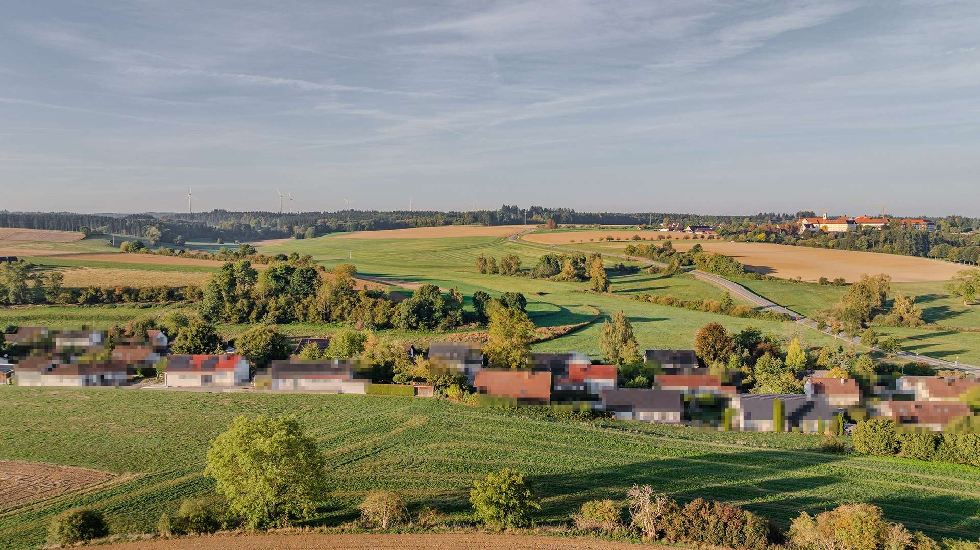 Aussicht vom Balkon
